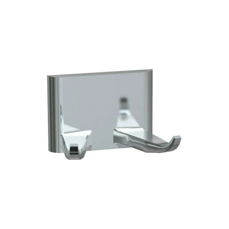 ASI Surface-Mounted Double Robe Hook, 8 Pack