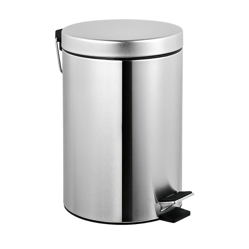 ASI Step-on Waste Receptacle, Stainless Steel