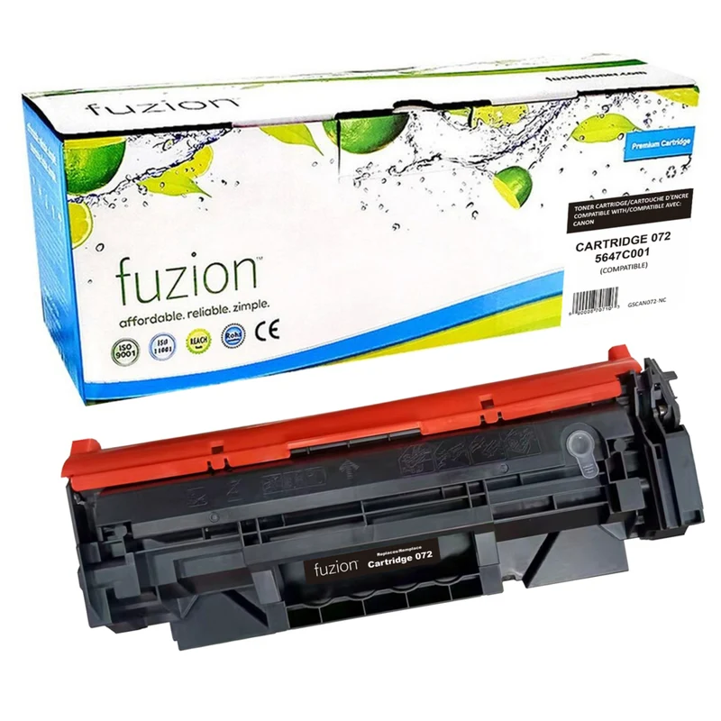 fuzion Canon 072 (5647C001) Compatible Toner - Standard Yield - Black