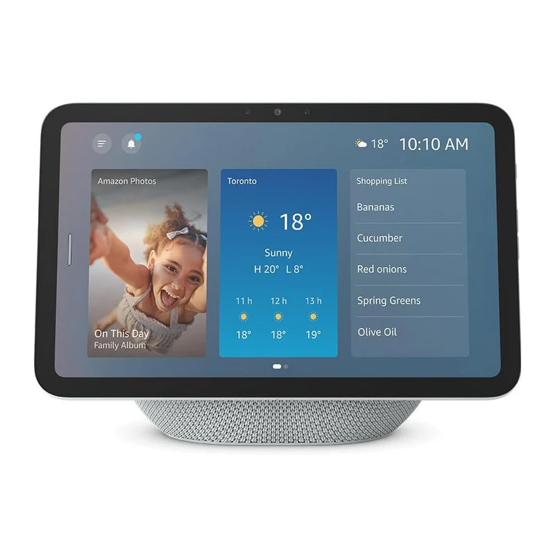 Amazon Echo Show 8 Smart Hub with 8.7" Display includes Alexa+, Glacier White