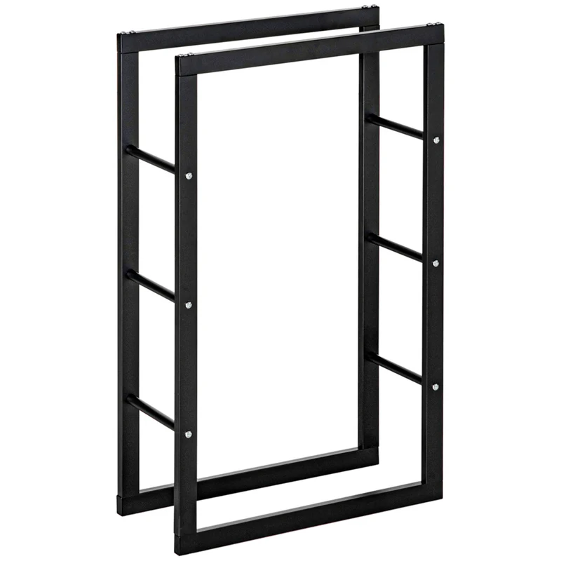 HOMCOM Firewood Outdoor Rack