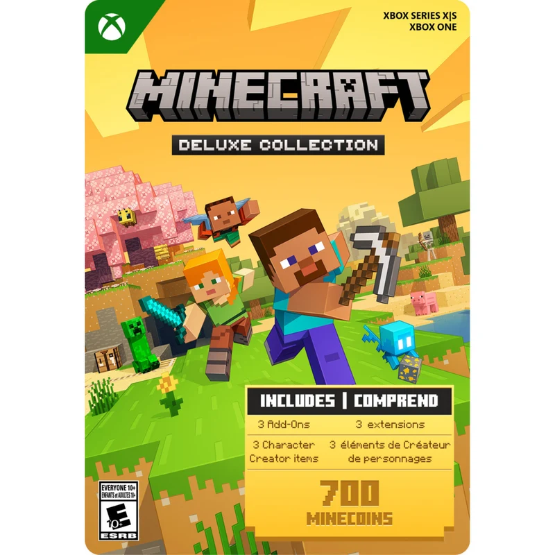 Minecraft: Deluxe Collection pour Xbox Series X/S and Xbox One [Téléchargement]