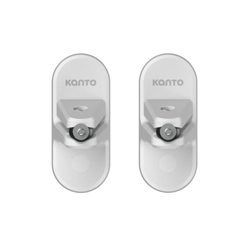 Kanto Universal Satellite Speaker Wall Mount Brackets - White