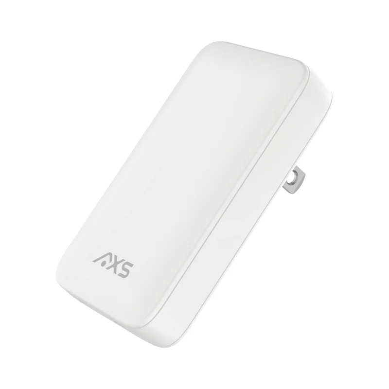 AXS PROCharge 45W Dual Port PD GaN Slim Wall Charger - White
