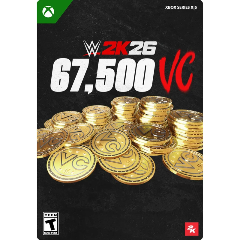 WWE 2K26: 67,500 Virtual Currency Pack for Xbox Series X|S [Digital Code]