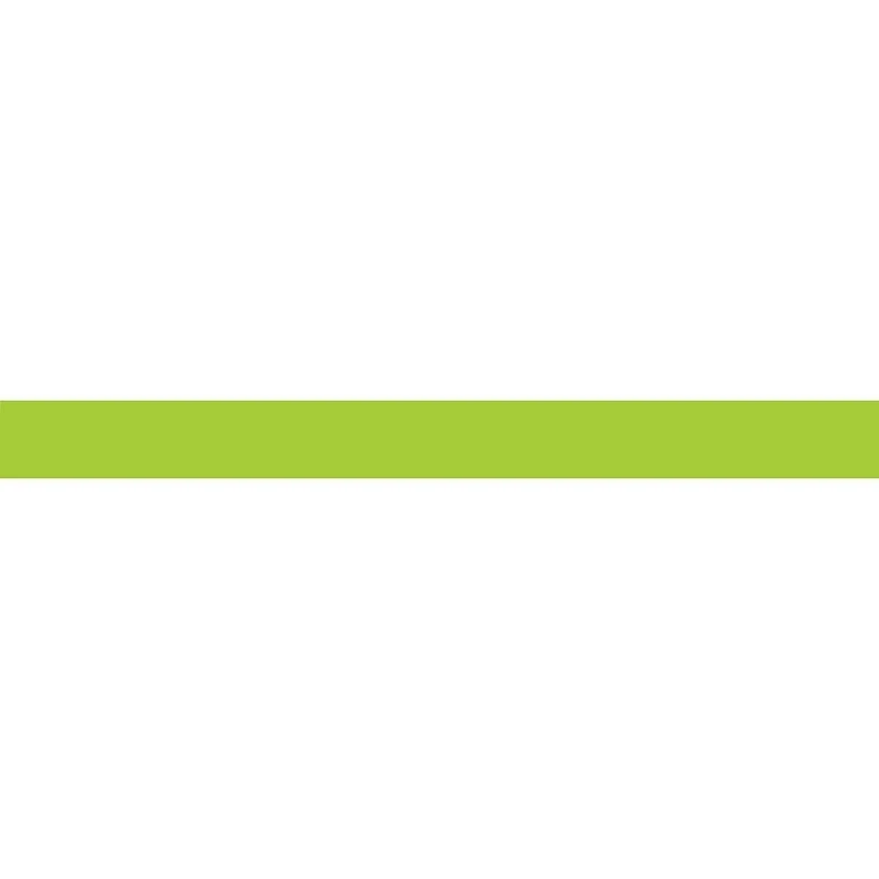 Ashley 3/4" x 12" Magi-Strips magnétiques de couleur unie, Lime Green