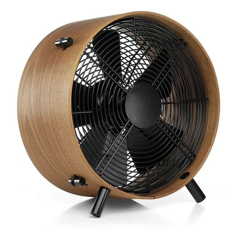 Stadler Form 0-001 Otto Wood Fan, 13.5" x 14.6" x 7.2", Brown