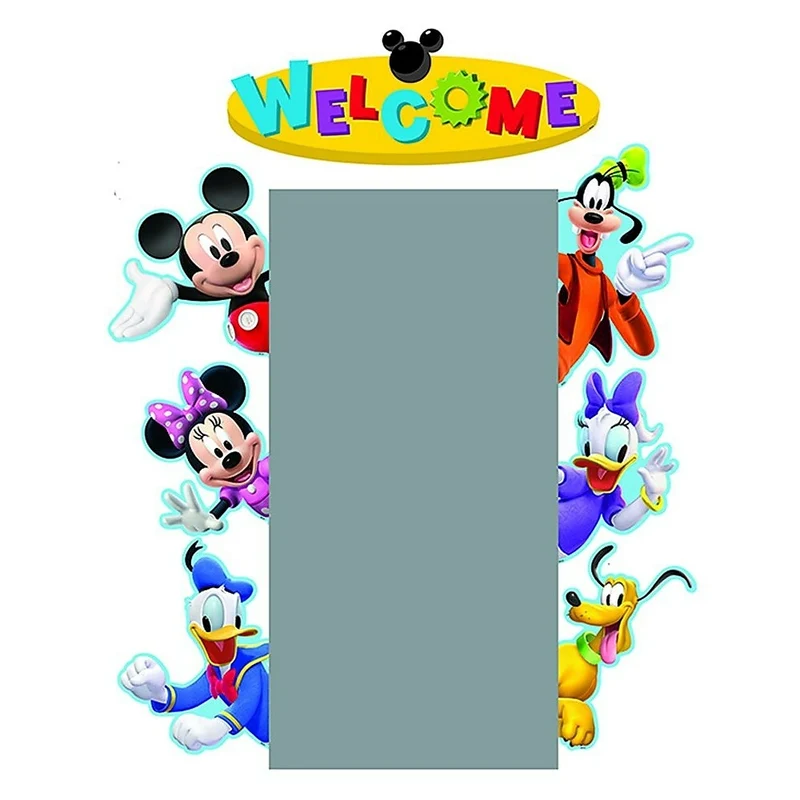 Eureka - Contour découpé, personnages de La maison de Mickey Welcome, 17 x 24 po, 2/paquet (EU-847009)