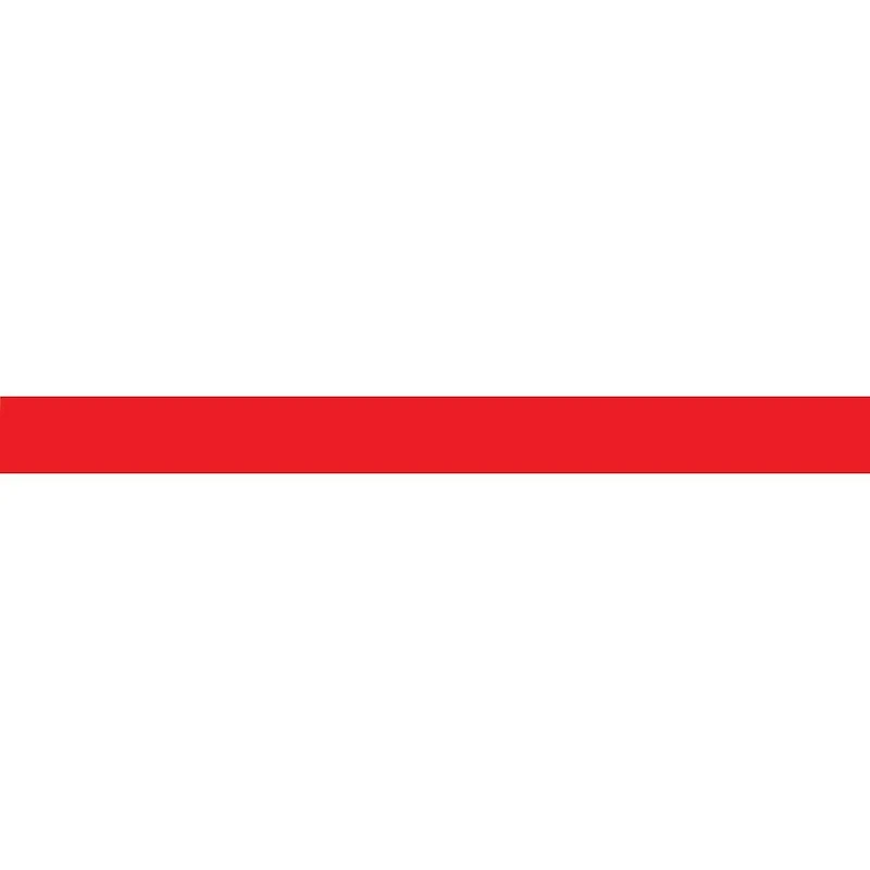 Ashley 3/4" x 12" Solid Colour Magnetic Magi-Strips, Red, 72 Pack