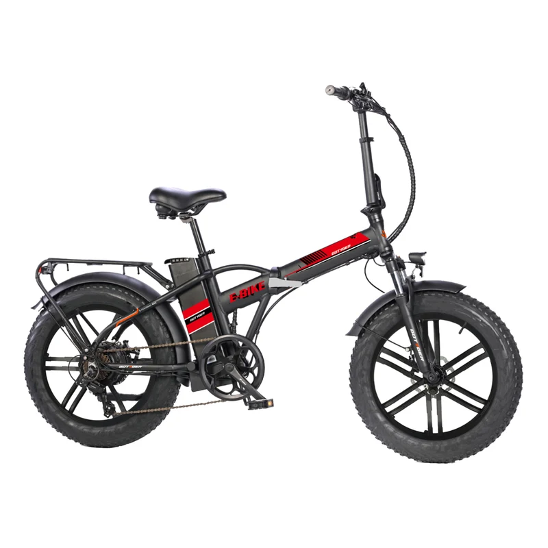 GoTyger - Vélo électrique pliable 20 po à cadre ouvert 7 vitesses