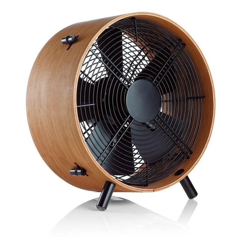 Stadler Form â€“ Ventilateur en bambou Otto 0 â€“ 009A, 13,5 x 14,6 x 7,2 po, brun