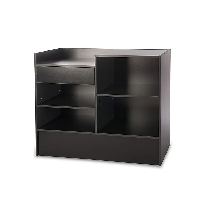 Can-Bramar – Poste pour caisse enregistreuse et emballage Econoline 2-en-1, noir