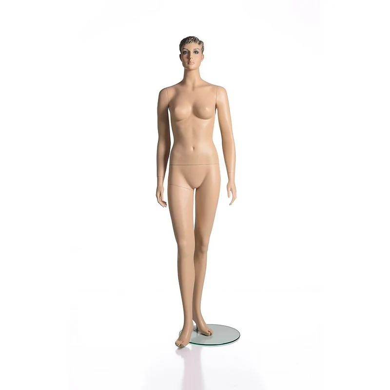 RP Adult Female Mannequin with Molded Hair, Caucasian Skin Colour (RPFM 1)