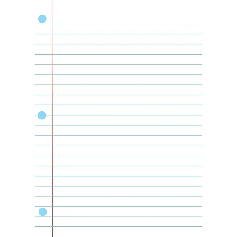 Aimant prédécoupé Ashley, page de cahier, paquet de 6