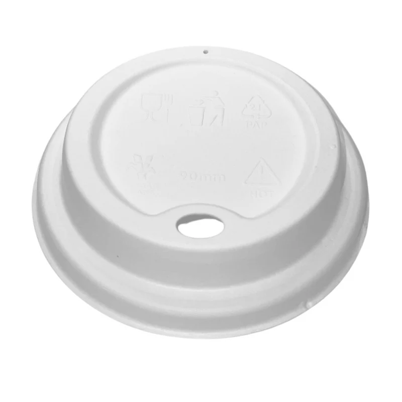 Couvercle en bagasse Ø 90mm