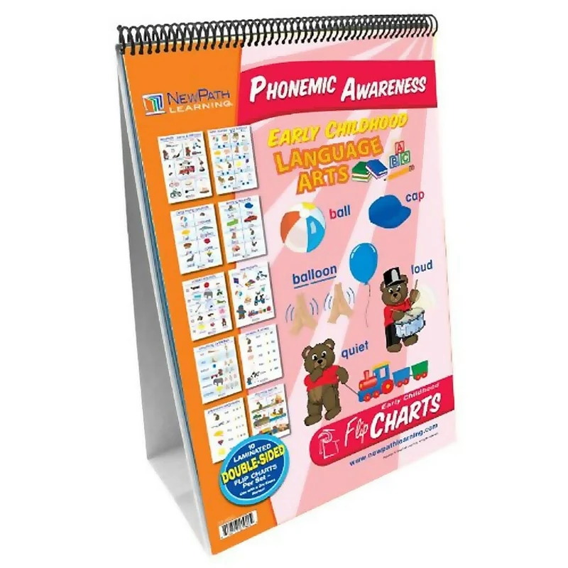 New Path Learning Curriculum Mastery Early Childhood ELA Readiness Flip Chart, Phonemic Awareness (NP-320023)