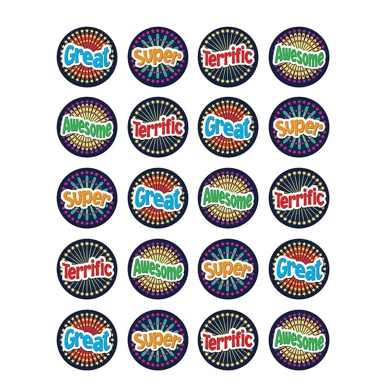 Teacher Created Resources Colourful Ladybugs Stickers Assorted Colours, 1440 Pack (TCR5462)
