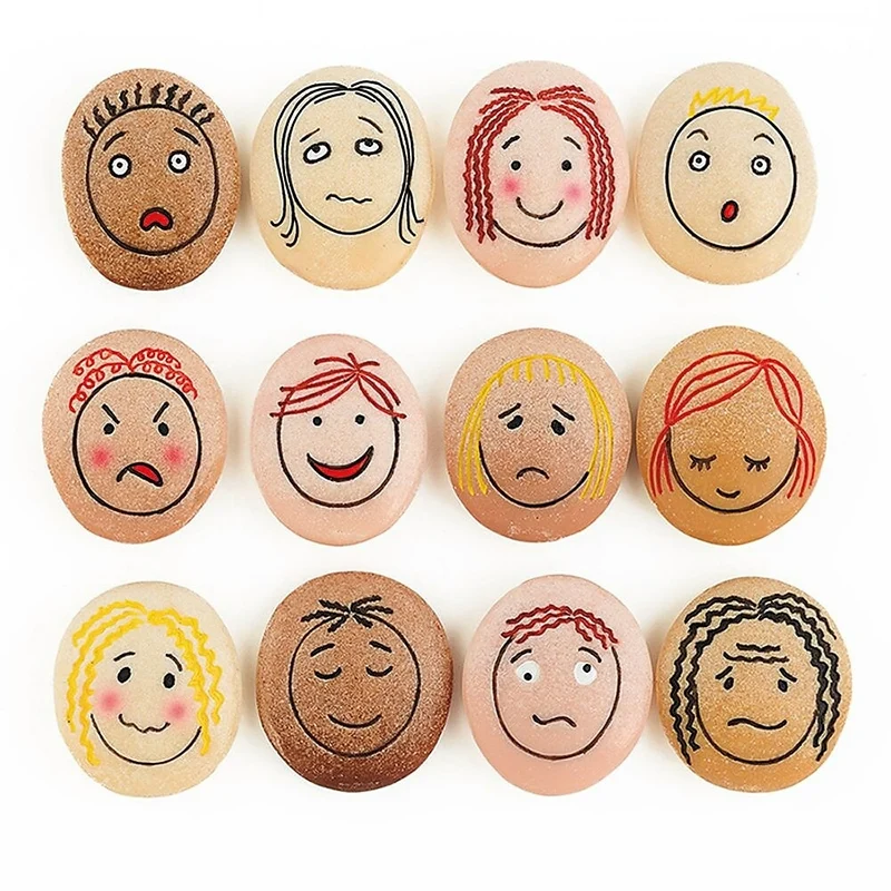 Yellow Door Emotion Stones, Grade PreK - 3rd, 12 Pack (YUS1021)