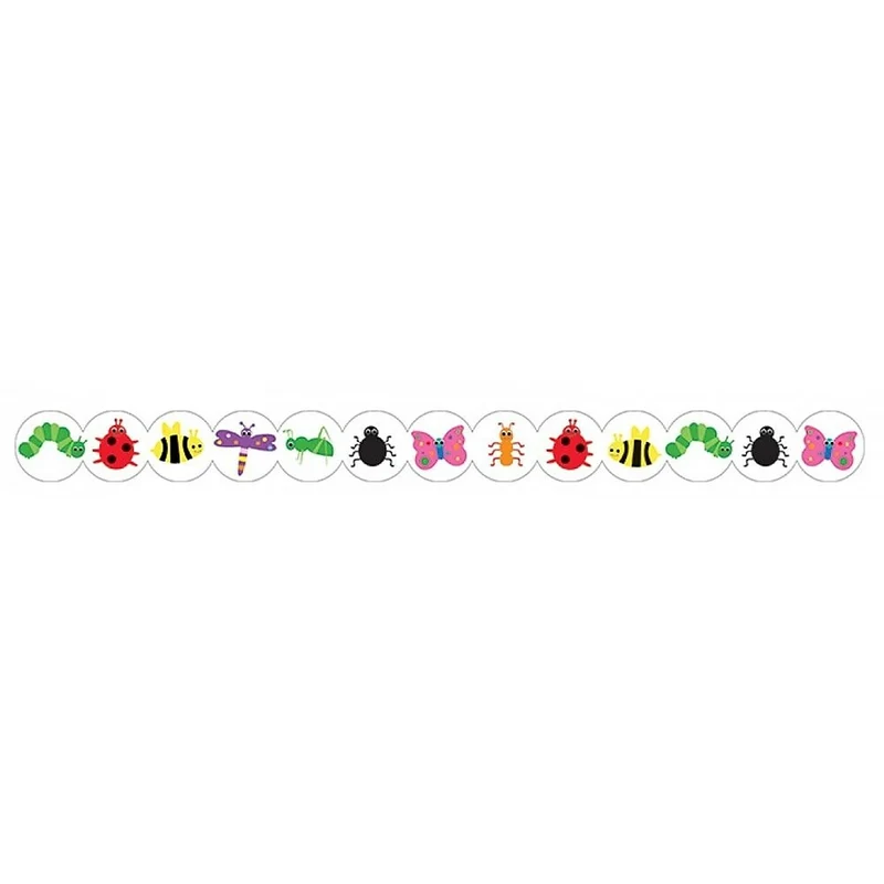 Hygloss 36' Die Cut Classroom Border, Bugs, 72 Pack