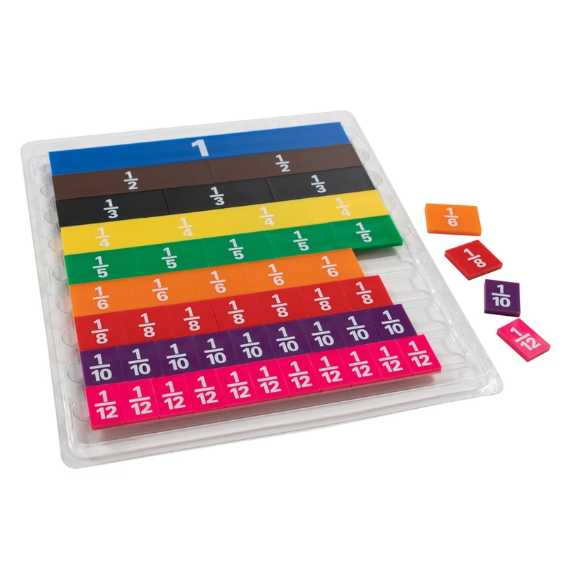 Learning Advantage Fraction Tiles With Tray, 52/Set (CTU7660)