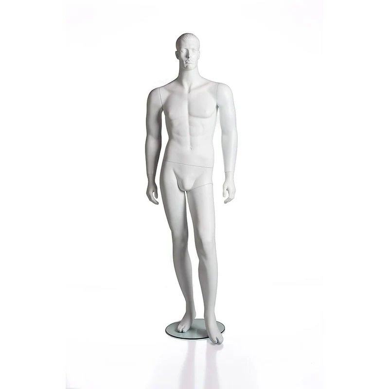 Mannequin homme adulte de la collection RP, blanc mat