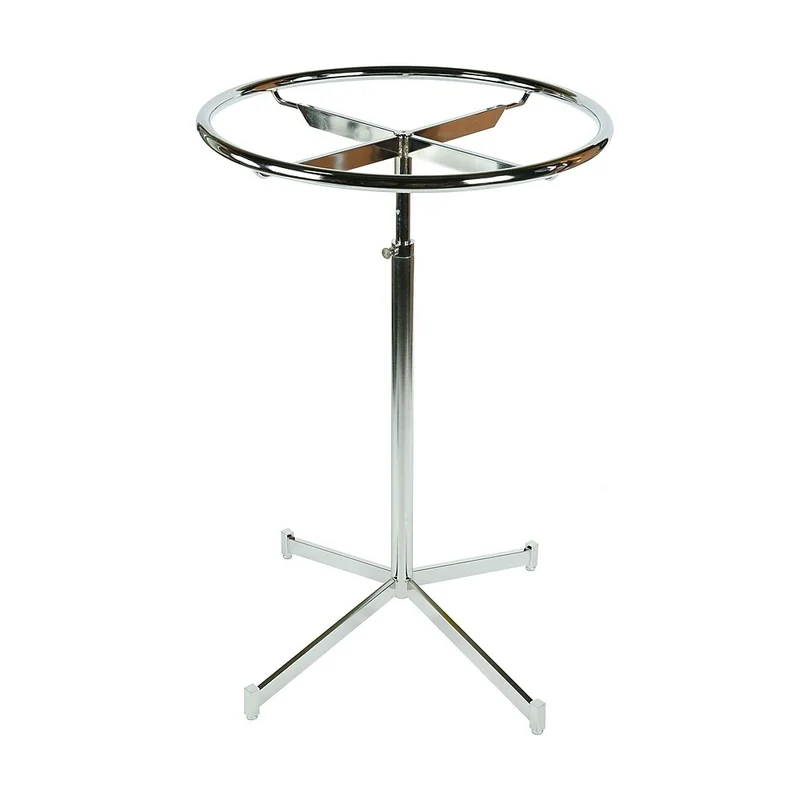 Can-Bramar – Porte-vêtements rond pivotant, hauteur de 48 à 68 po, chrome