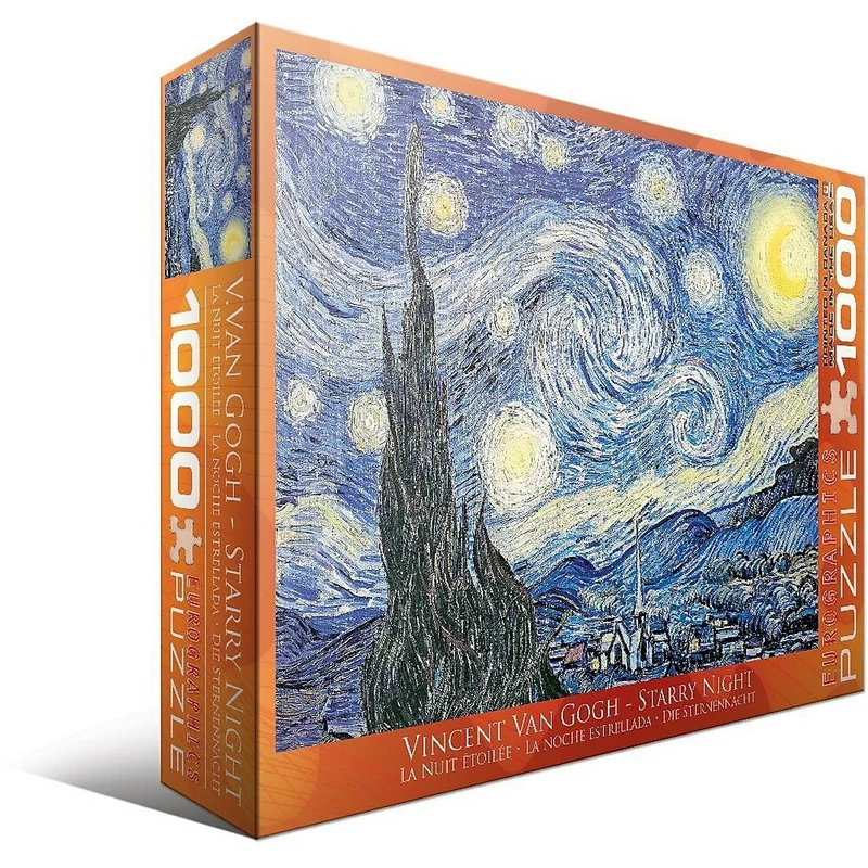 La nuit étoilée de Vincent Van Gogh, casse-tête, 1000 pièces