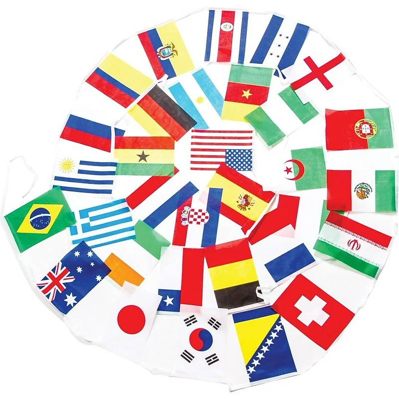 World Cup Country Pennant, 12" x 18"