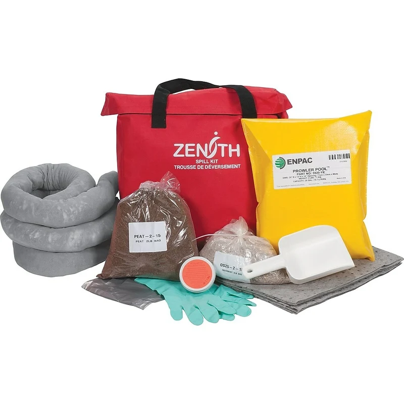 Zenith Safety – Trousses de déversement 17 gallons Ouest du Canada, universelle, avec sac en nylon