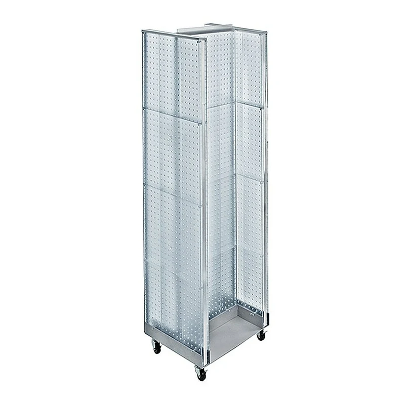 Azar Displays H-Unit Floor Display, 60" x 16", Clear (700431-CLR)