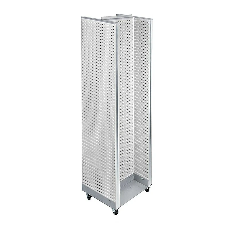 Azar Displays H-Unit Floor Display, 60" x 16", White (700431-WHT)