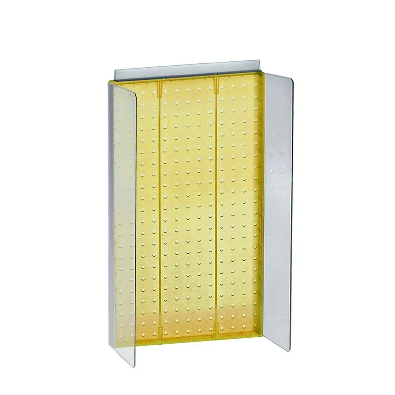 Azar Displays Pegboard Powerwing Display, 22 x 13.5", Yellow (700355-YEL)