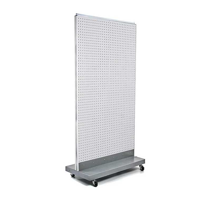 Azar Displays – Panneau perforé sur pied, 32 x 60 po, blanc (700732-WHT)