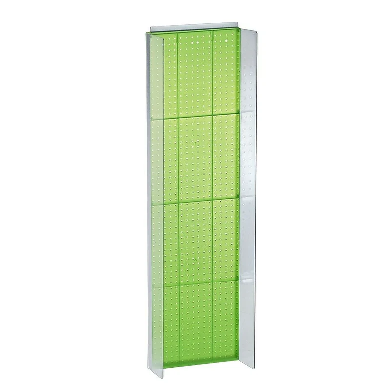 Azar Displays Pegboard Powerwing Display, 60" x 16.75", Green (700356-GRE)