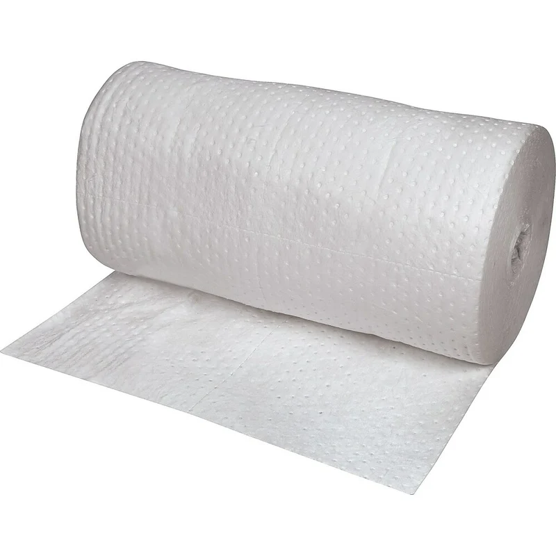 Zenith Safety Laminated (SMS) Sorbent Rolls, Oil Only, Heavy, 150'L x 30" W