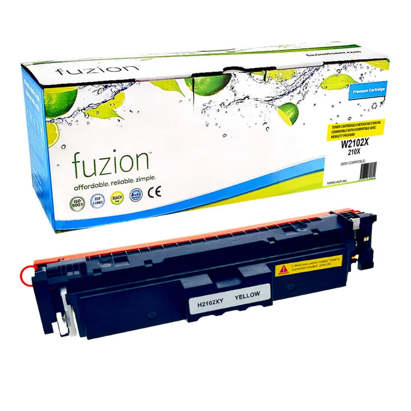 fuzion HP 210X (W2102X) Compatible Toner - High Yield - Yellow