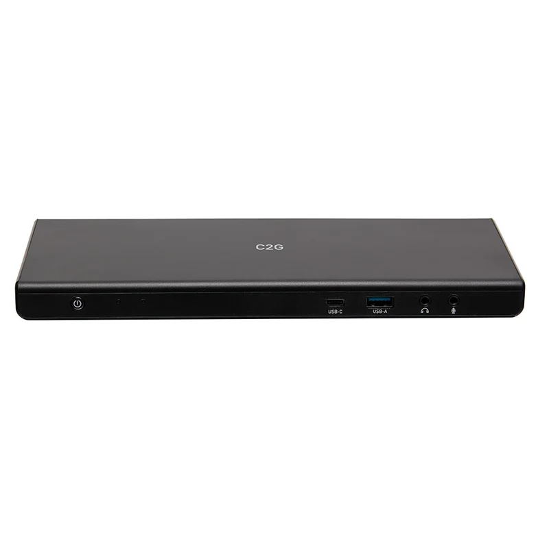 C2G USB-C 12-in-1 Triple Display Docking Station - Black
