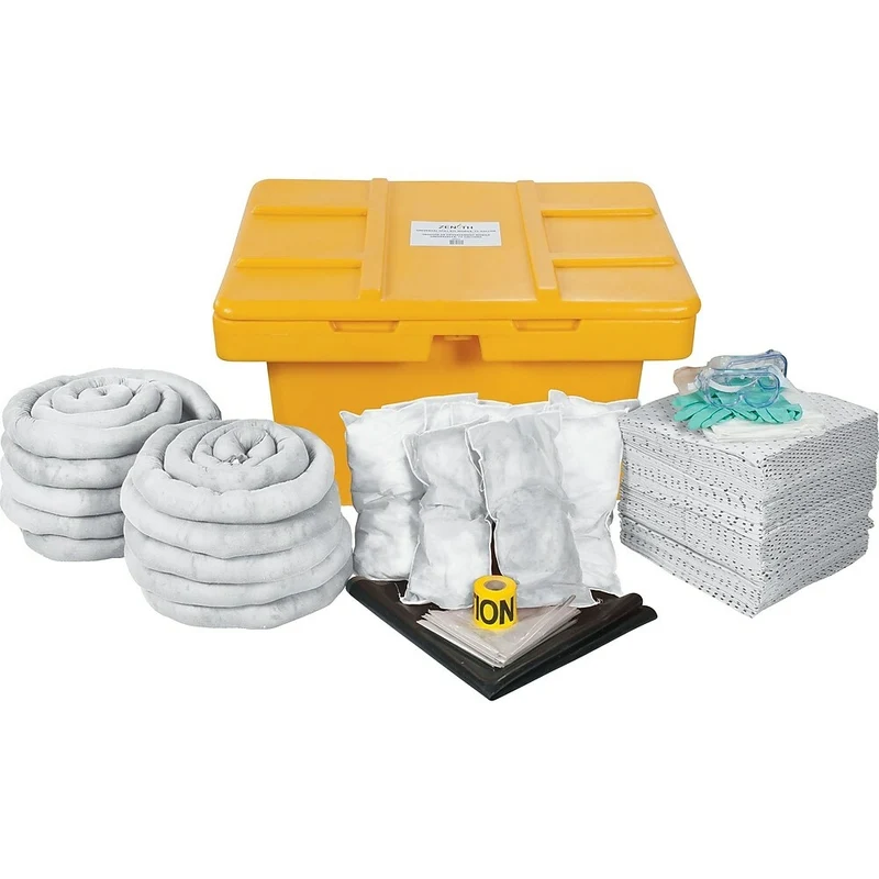 Zenith Safety 97-Gallon Spill Kits, Oil Only, With Mobile locker