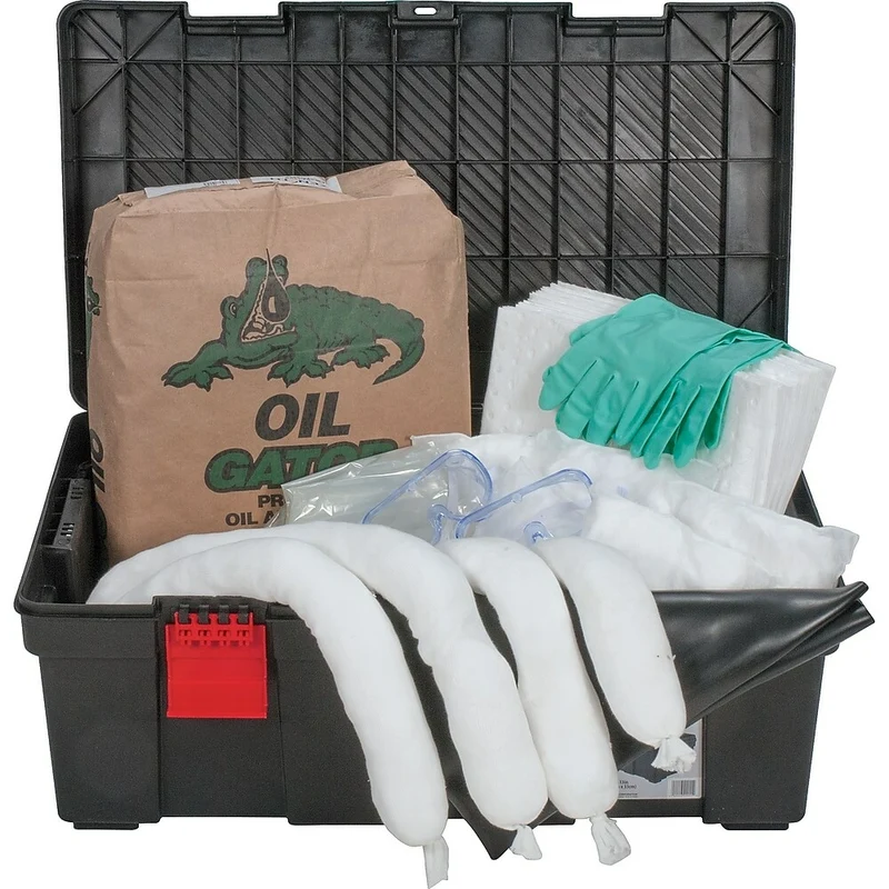 Zenith Safety 31-Gallon Tool Box Spill Kits, Oil Only, With Storage Container