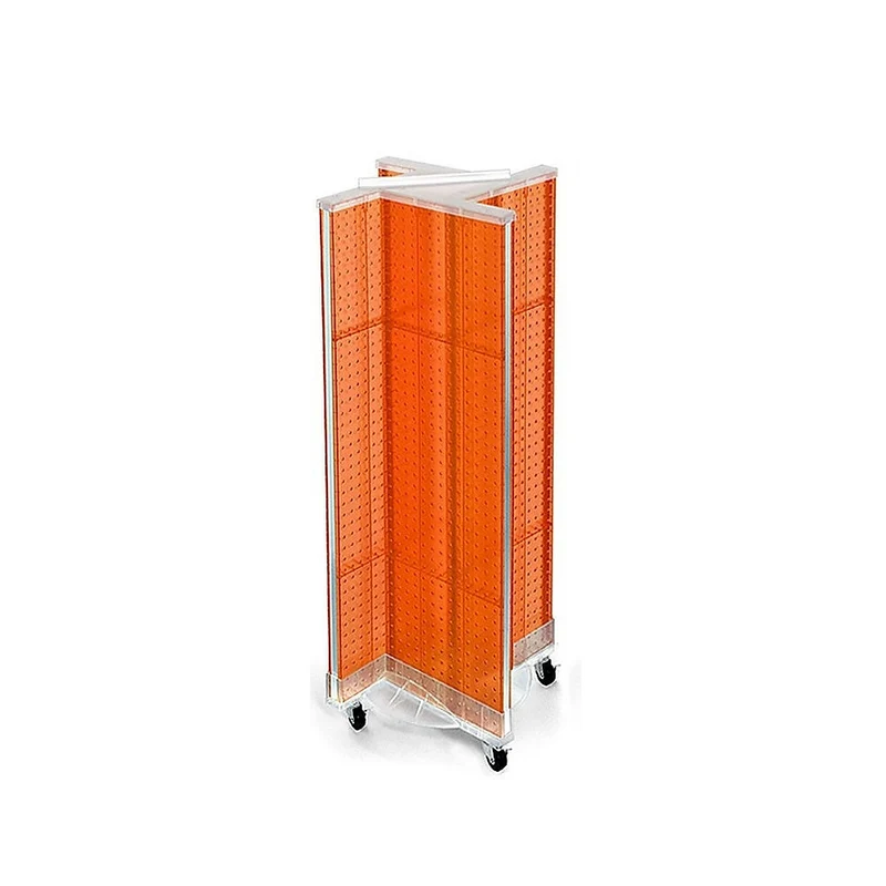 Azar Displays Pegboard Pinwheel Unit, 44" x 13.5", Orange (700443-ORG)