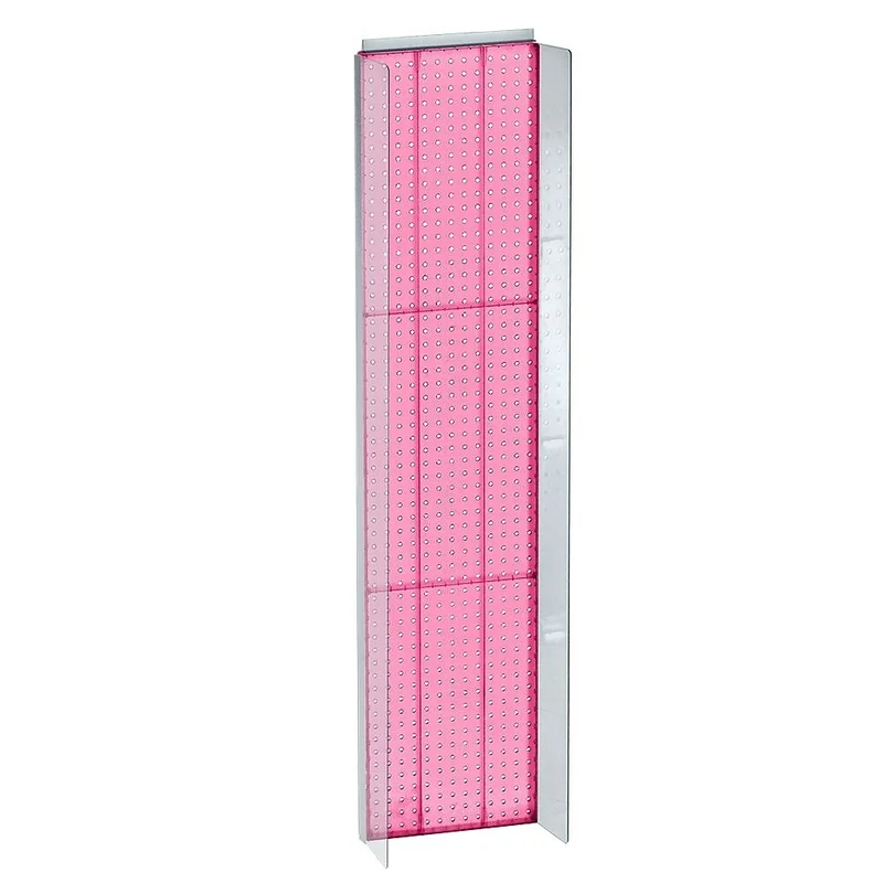 Azar Displays – Présentoir Powerwing à panneau perforé, 14 x 60 po, rose (700354-PNK)