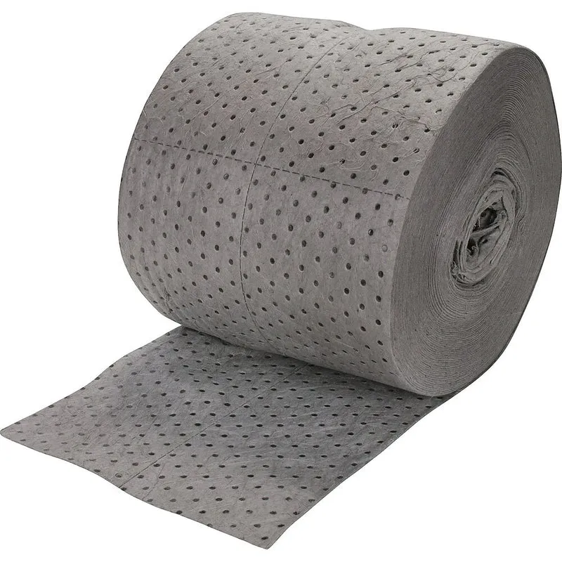 Zenith Safety Bonded Sorbent Rolls, Universal, Heavy, 150'L x 15" W