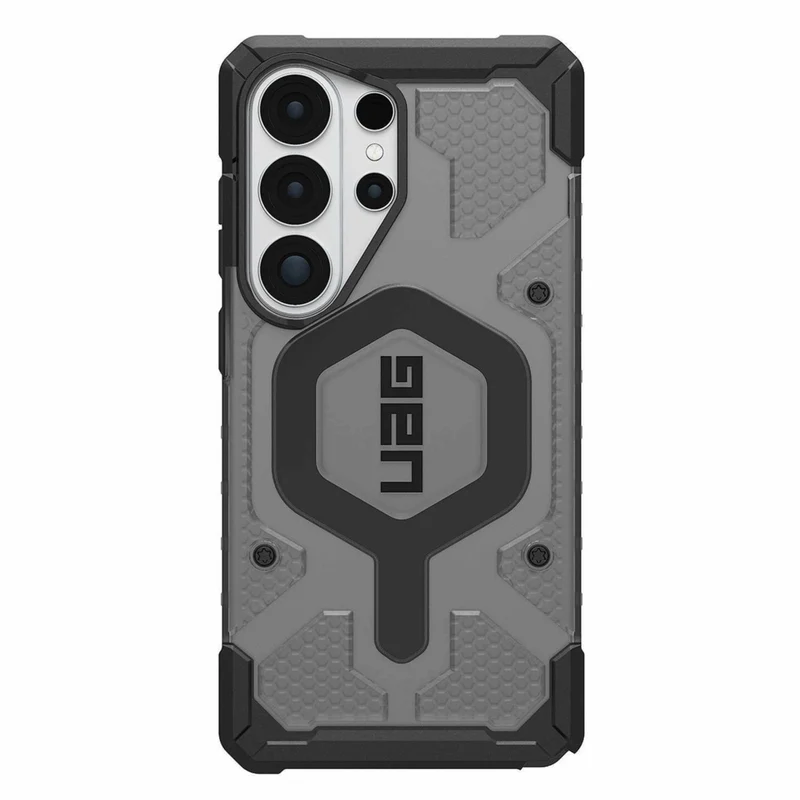 UAG Pathfinder Rugged Cell Phone Case Clear with Magnets for Galaxy S26 Ultra - Ash/Black