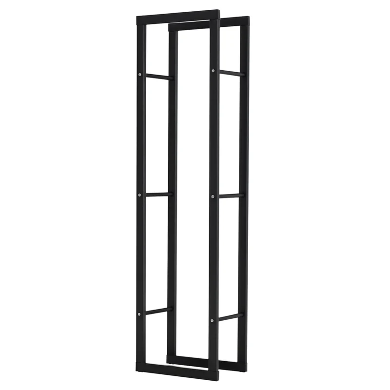 HOMCOM Firewood Rack Fireplace Log Holder - 15.7" W x 9.8" D x 59.1" L