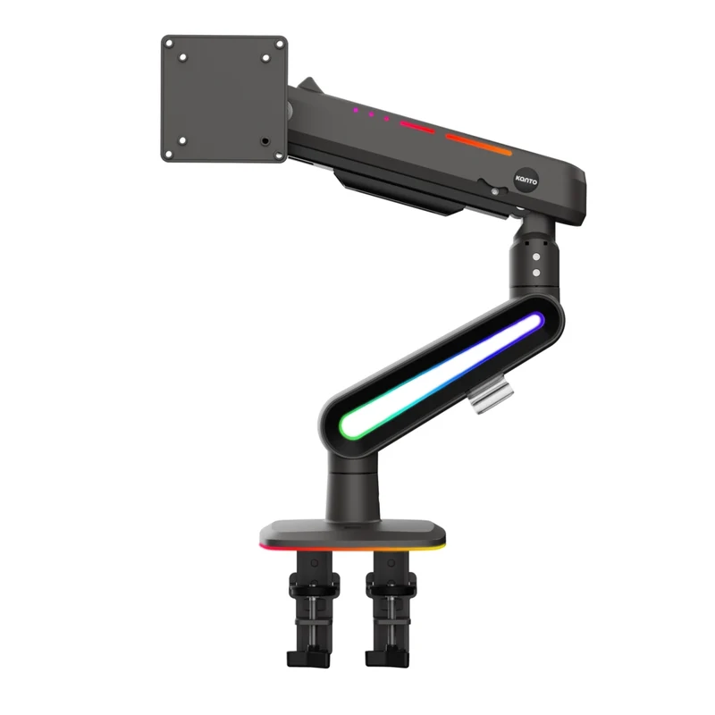 Kanto Heavy-Duty Gaming Desktop Monitor Mount with RGB Lighting for 32" - 60" Monitors