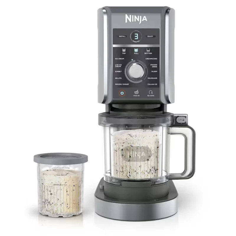 Ninja - Crémeuse de crème glacée et de friandises glacées CREAMi XL Deluxe 11-en-1