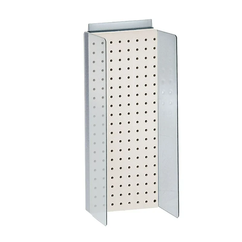 Azar Displays – Présentoir Powerwing à panneau perforé, 8 x 20,6 po, blanc (700359-WHT)