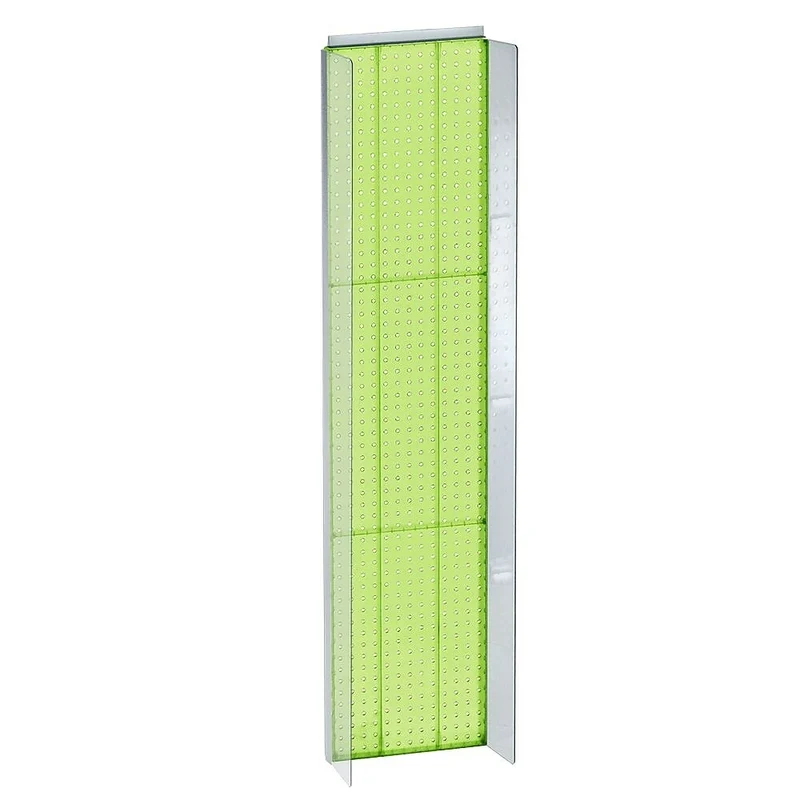 Azar Displays - Présentoir Powerwing à panneau perforé, 14 x 60 po, vert (700354-GRE)