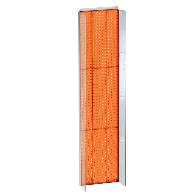 Azar Displays – Présentoir Powerwing à panneau perforé, 14 x 60 po, orange (700354-ORG)