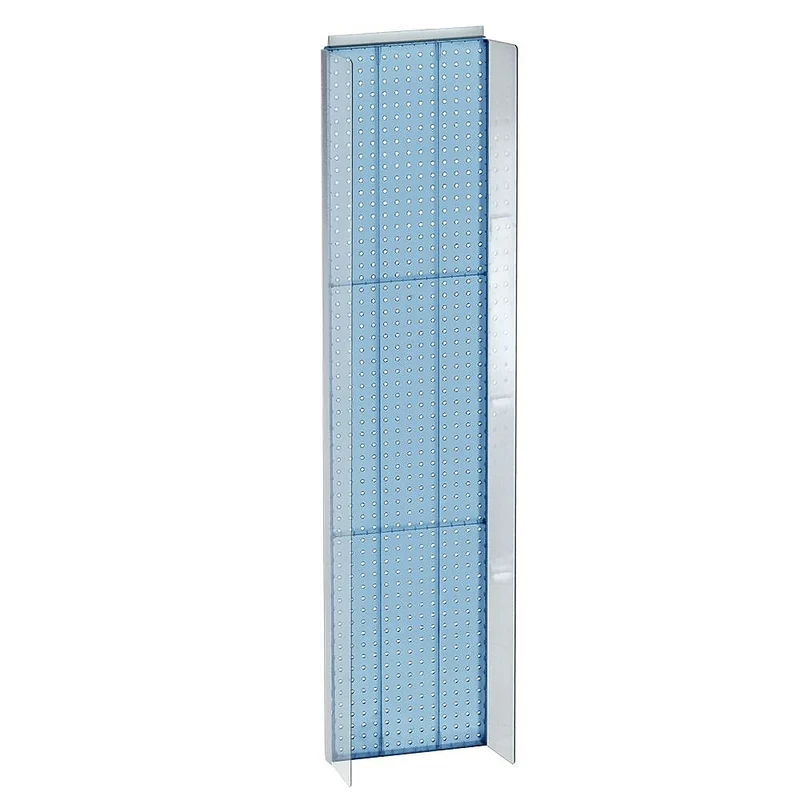 Azar Displays - Présentoir Powerwing à panneau perforé, 14 x 60 po, bleu (700354-BLU)